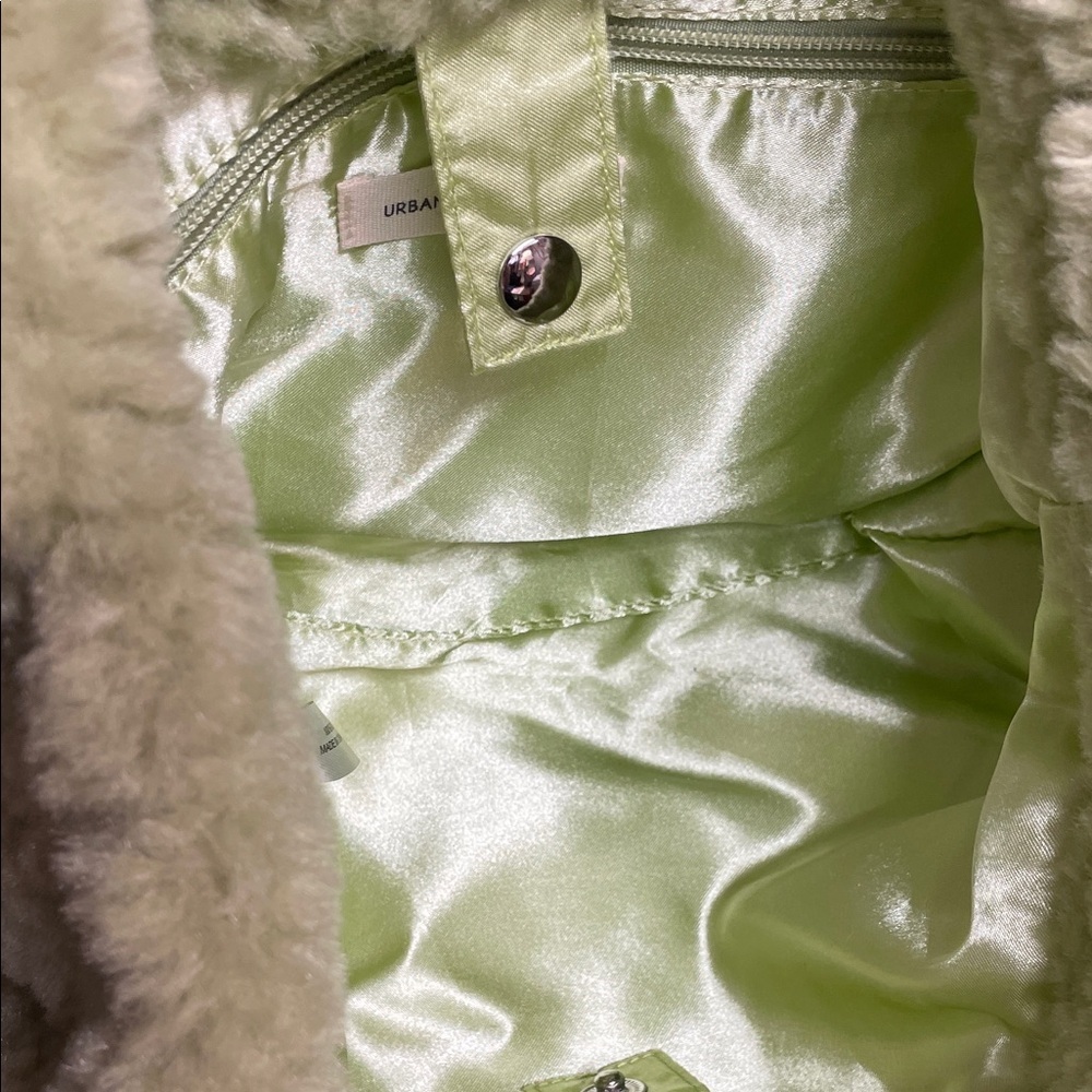 Urban Outfitters Plush Green Tote NWT - Picture 3 of 6